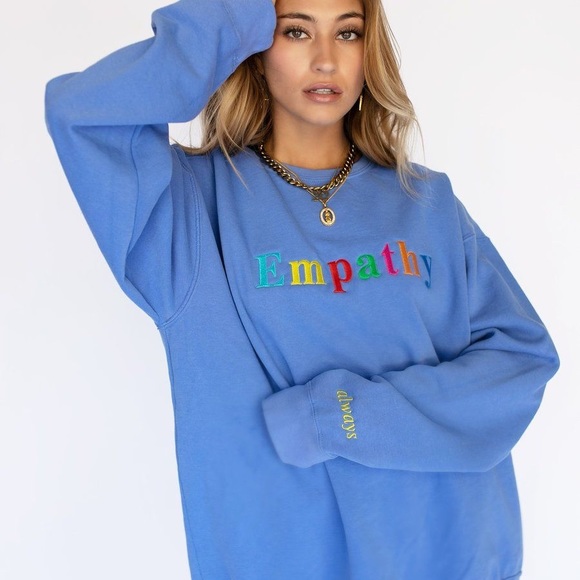 Urban Outfitters | Tops | Mayfair Group Empathy Always Crewneck Sweatshirt  | Poshmark